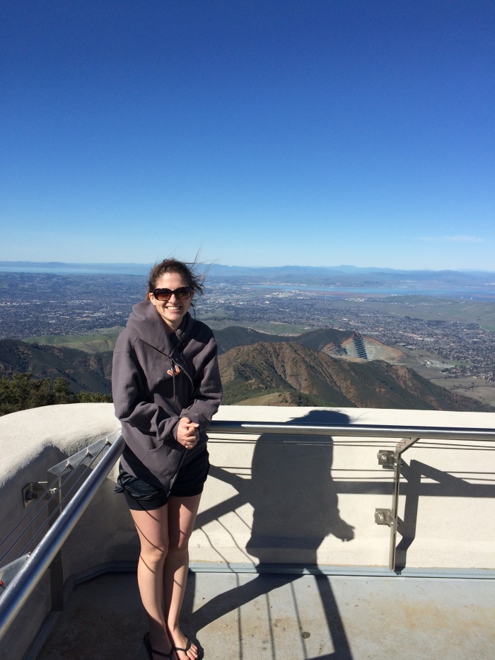 Me at the top of Mt. Diablo after a six-mile trail run. 1/31